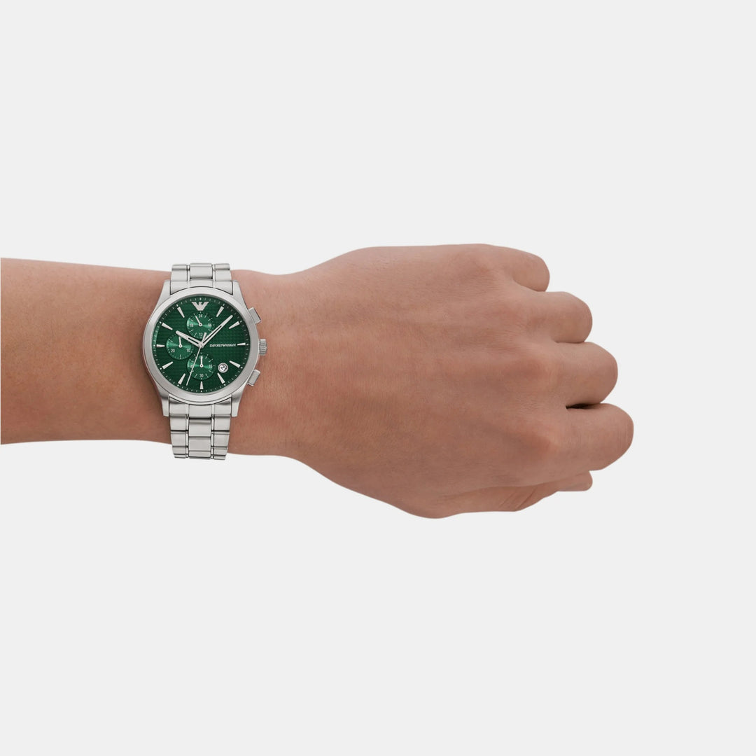 Emporio Armani Paolo AR11529 Chronograph Green Dial Men&