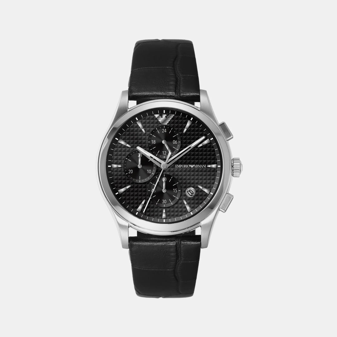 Emporio Armani Paolo AR11530 Chronograph Black Dial Men&