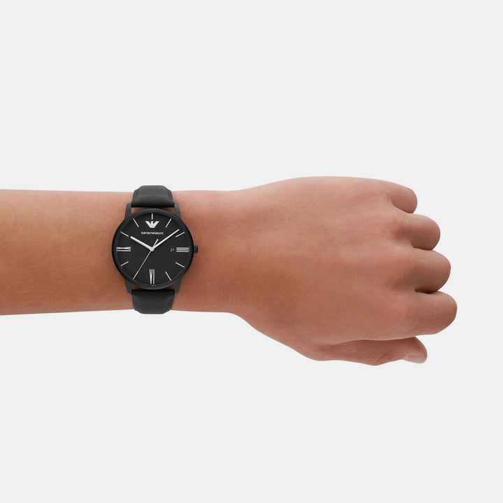 Emporio Armani Minimalist AR11573 Black Dial Mesh Strap Men&