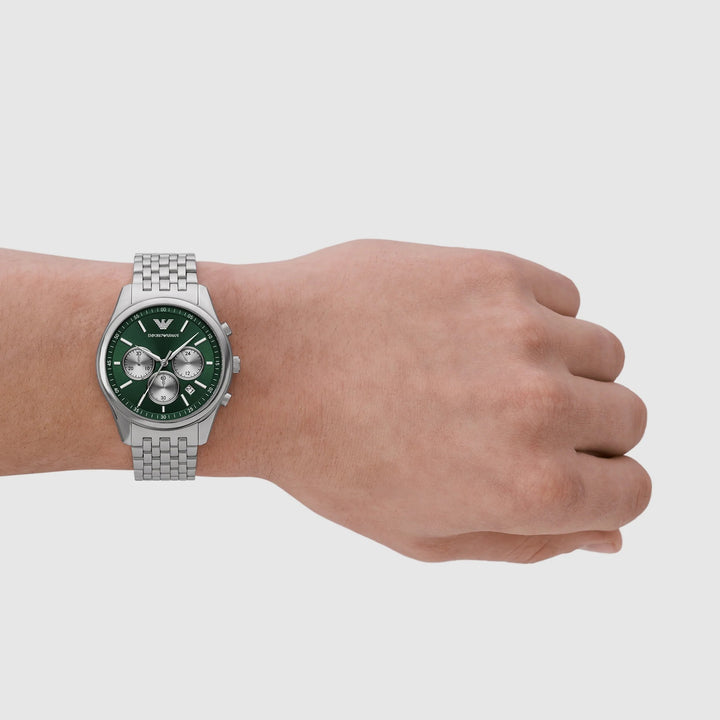 Emporio Armani Antonio AR11581 Green Dial Chronograph Men&