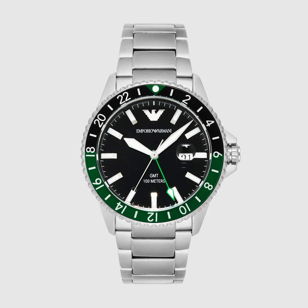 Emporio Armani Sea Explorer AR11589 Black Dial Men&