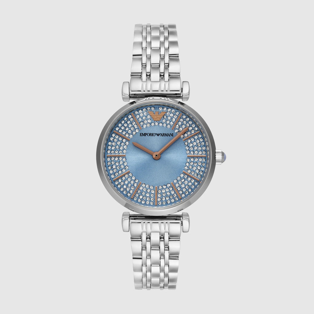 Emporio Armani Gianni T-B AR11594 Rectangle Blue Dial Men&