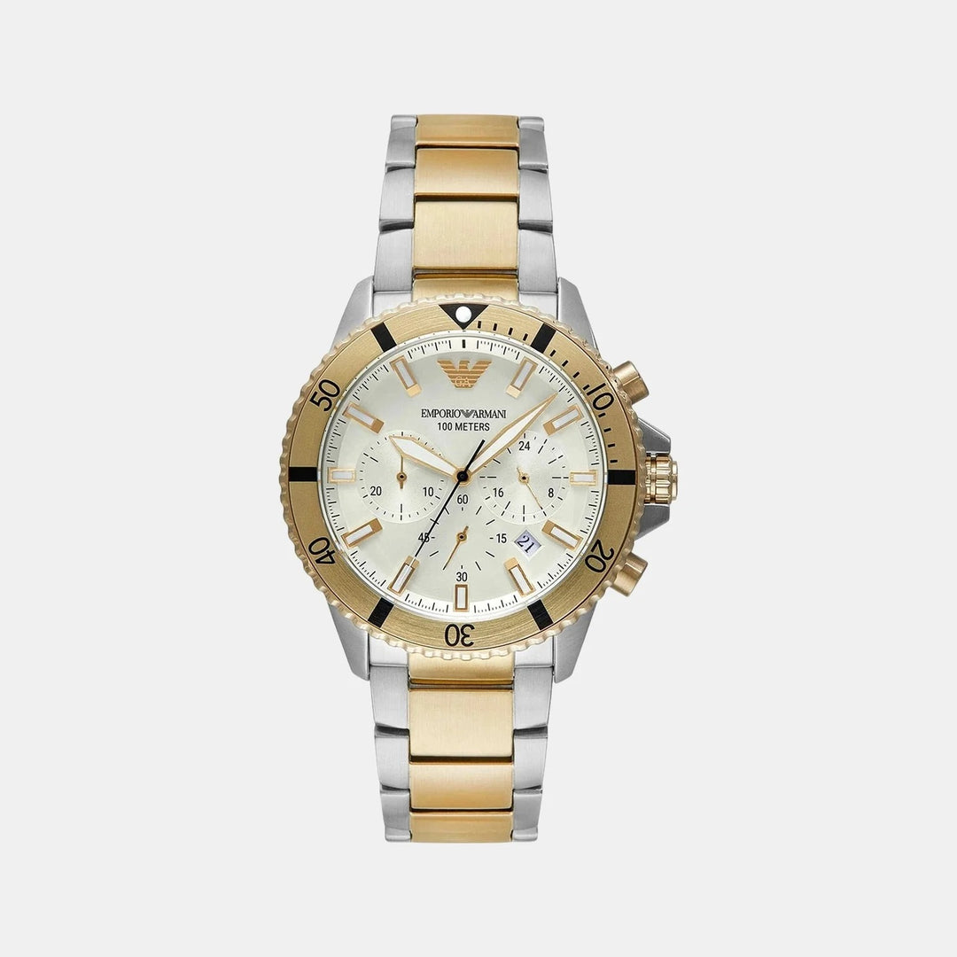 Emporio Armani World Explorer AR11606 Two-Tone Men&