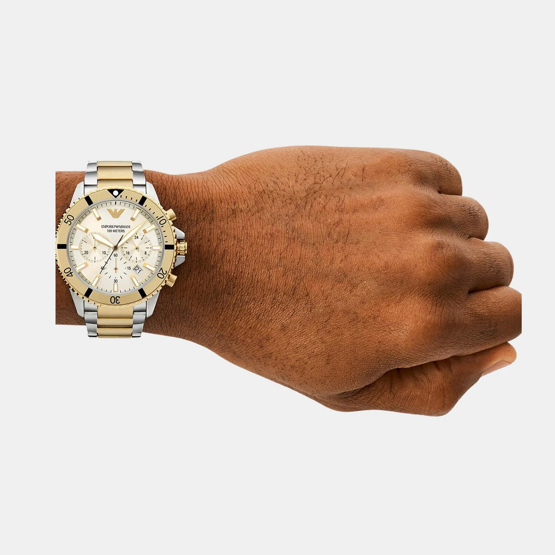 Emporio Armani World Explorer AR11606 Two-Tone Men&