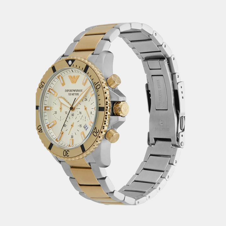 Emporio Armani World Explorer AR11606 Two-Tone Men&