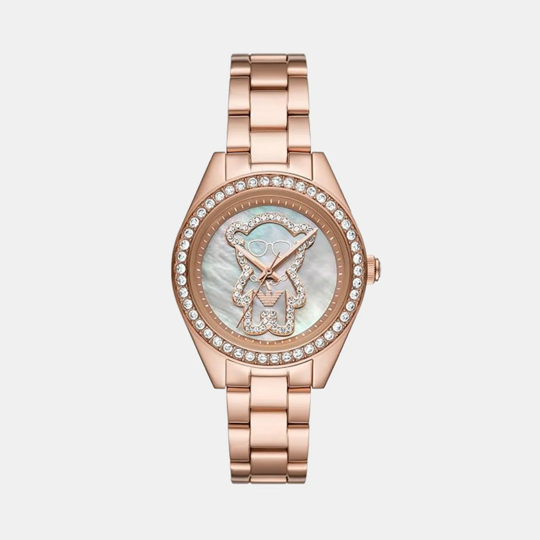 Emporio Armani Gianni AR11613 Mother of Pearl Rose Gold Women&
