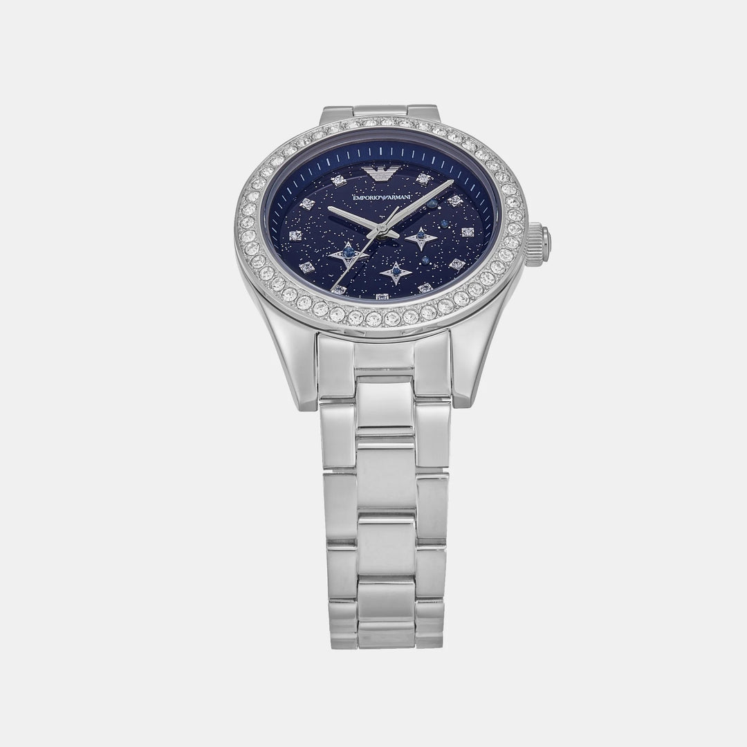 Emporio Armani Nicola AR11628 Blue Dial Stainless Steel Men&