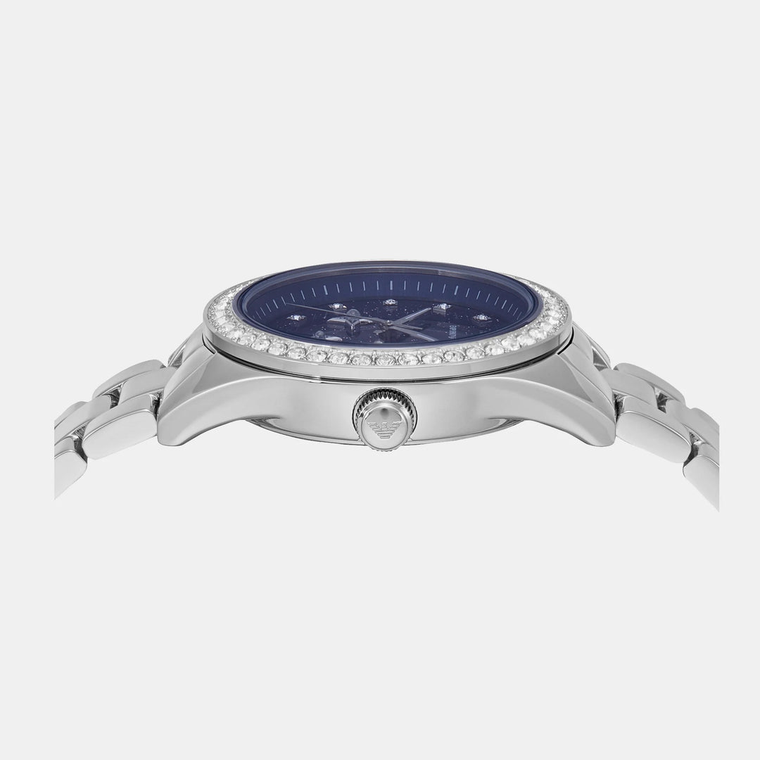 Emporio Armani Nicola AR11628 Blue Dial Stainless Steel Men&