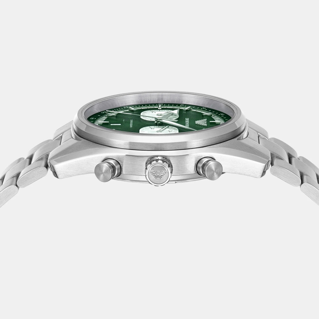Emporio Armani Mario AR11637 Chronograph Green Dial Men&