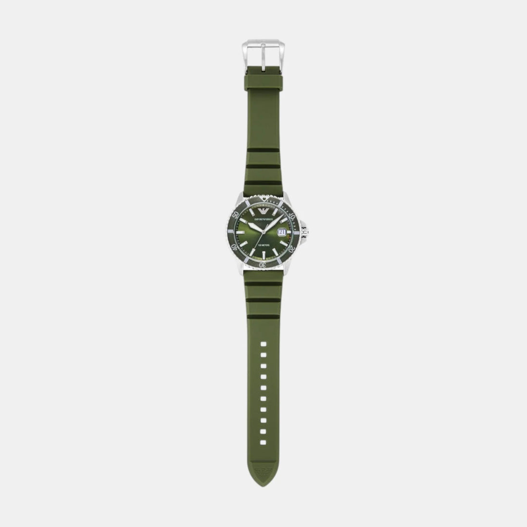 Emporio Armani Mario AR11638 Chronograph Green Tone Men&