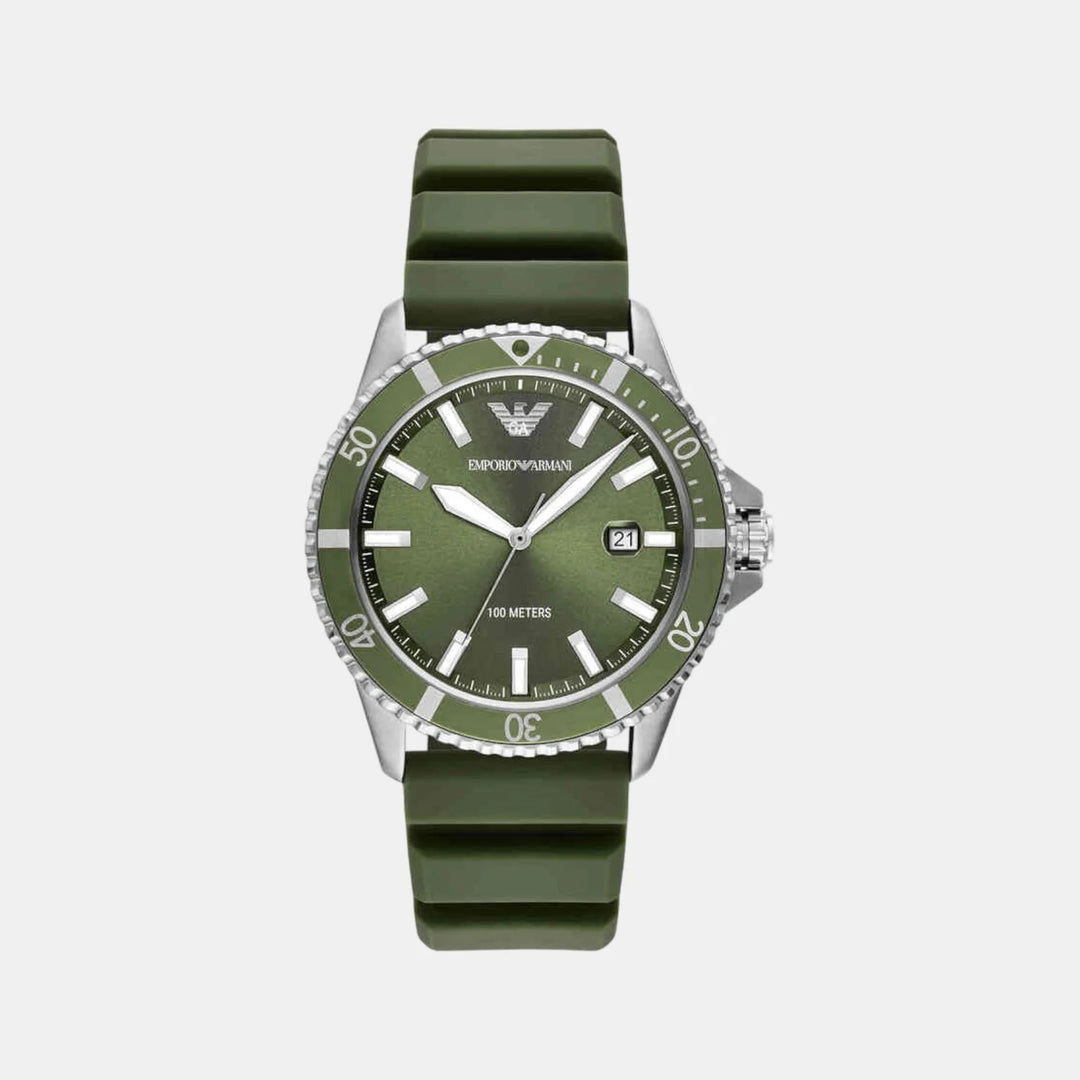 Emporio Armani Mario AR11638 Chronograph Green Tone Men&