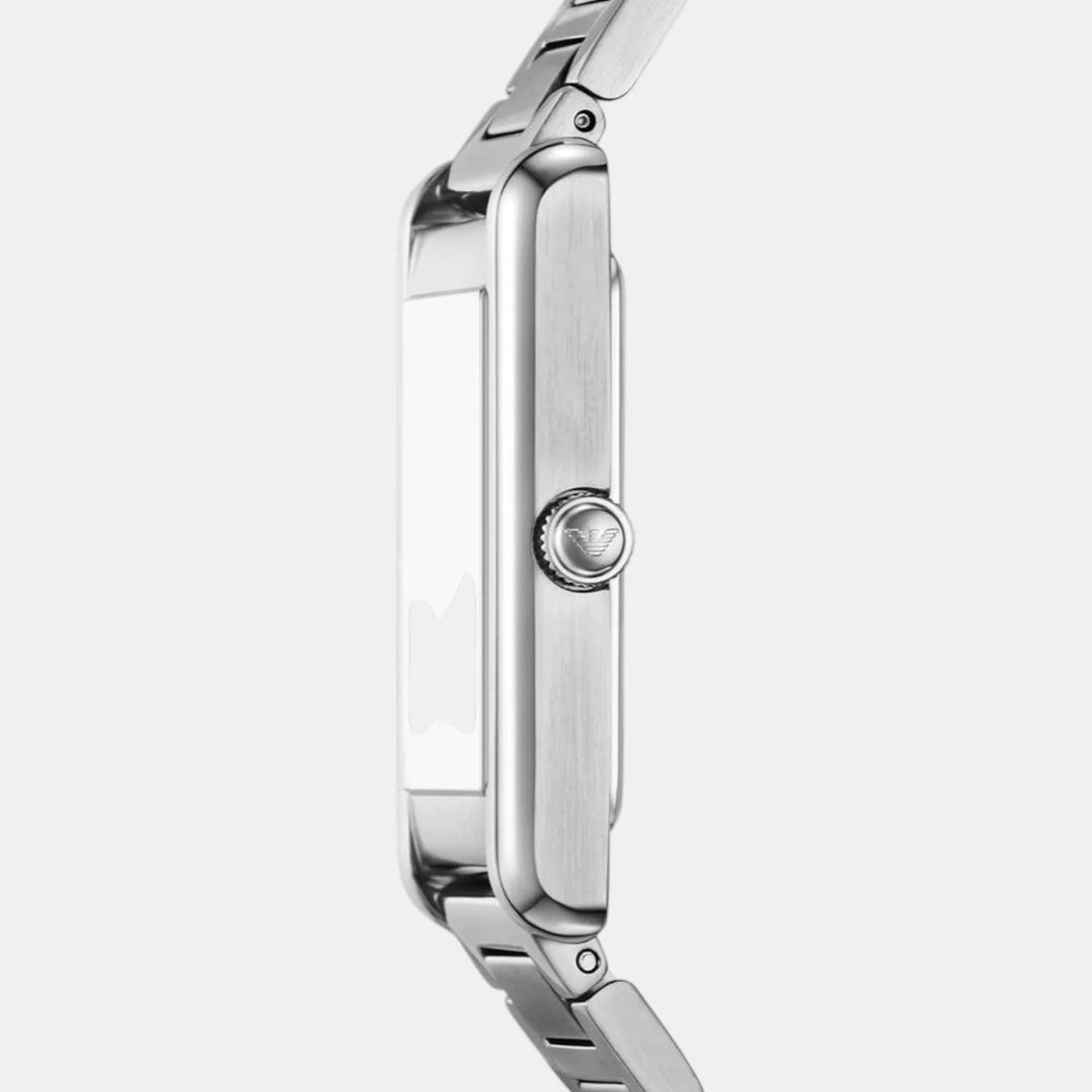 Emporio Armani Gino AR11664 Rectangle Silver Dial Men&