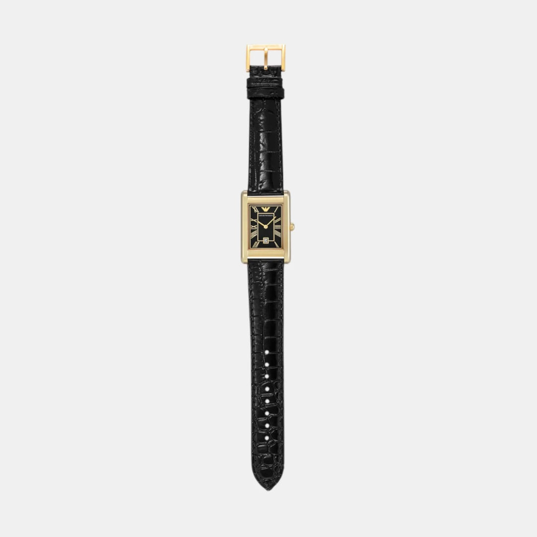 Emporio Armani Mario AR11666 Rectangle Black Dial Men&