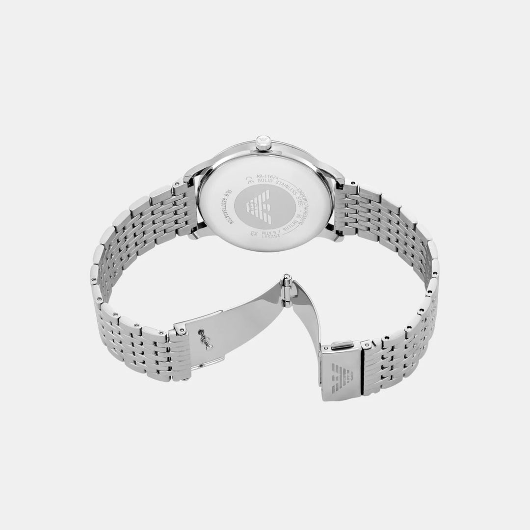 Emporio Armani Gianni AR11674 Blue Dial Stainless Steel Women&