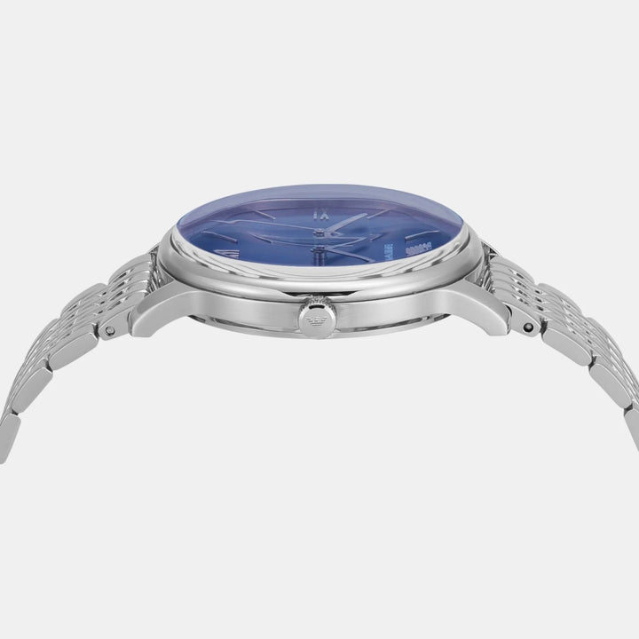 Emporio Armani Gianni AR11674 Blue Dial Stainless Steel Women&