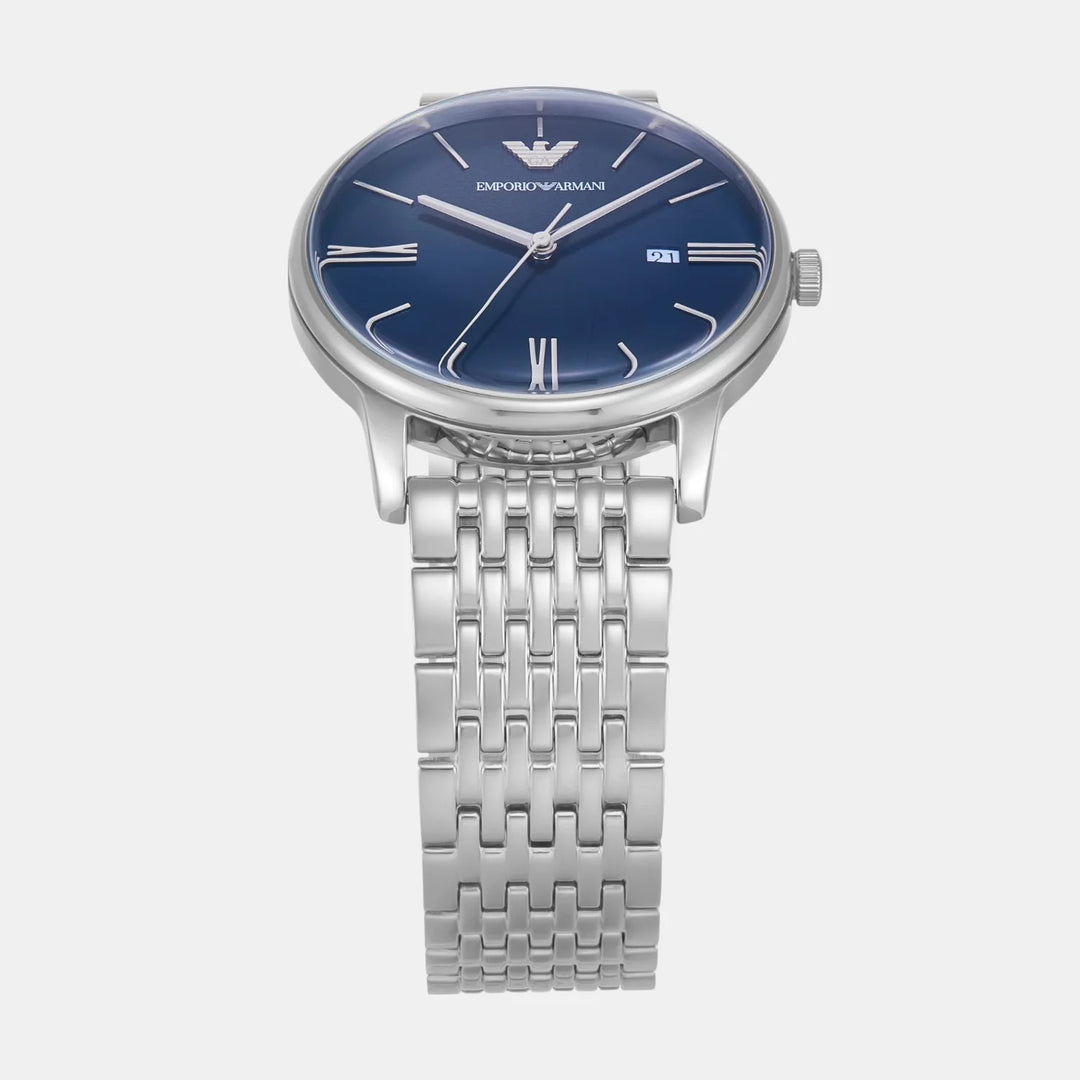 Emporio Armani Gianni AR11674 Blue Dial Stainless Steel Women&