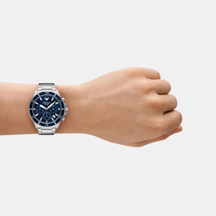 Emporio Armani World Explorer AR11681 Blue Dial Chronograph Men&