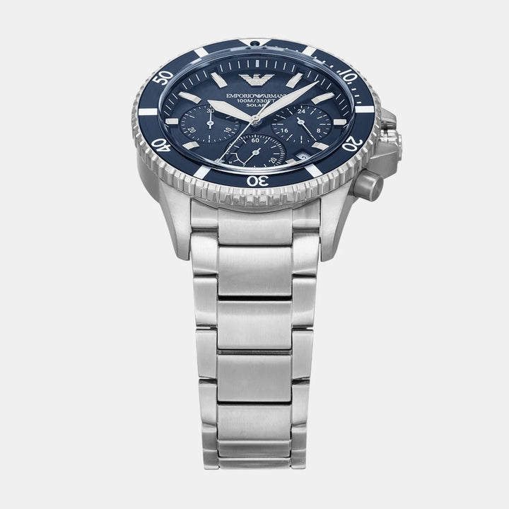 Emporio Armani World Explorer AR11681 Blue Dial Chronograph Men&