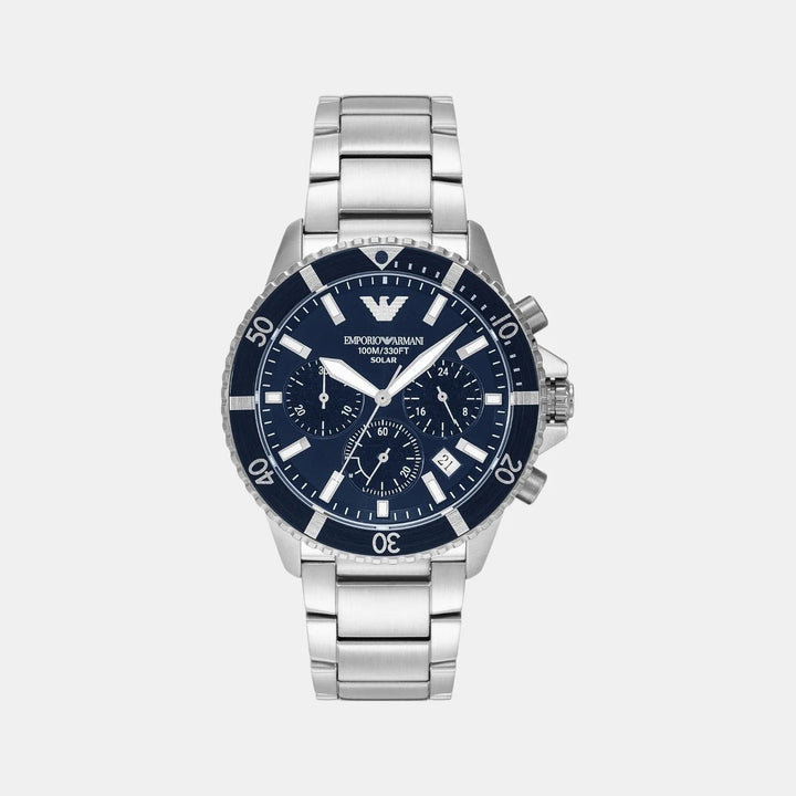 Emporio Armani World Explorer AR11681 Blue Dial Chronograph Men&