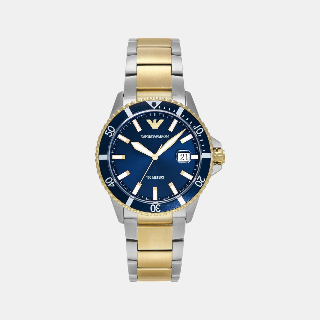 Emporio Armani World Explorer AR11682 Black Dial Chronograph Men&