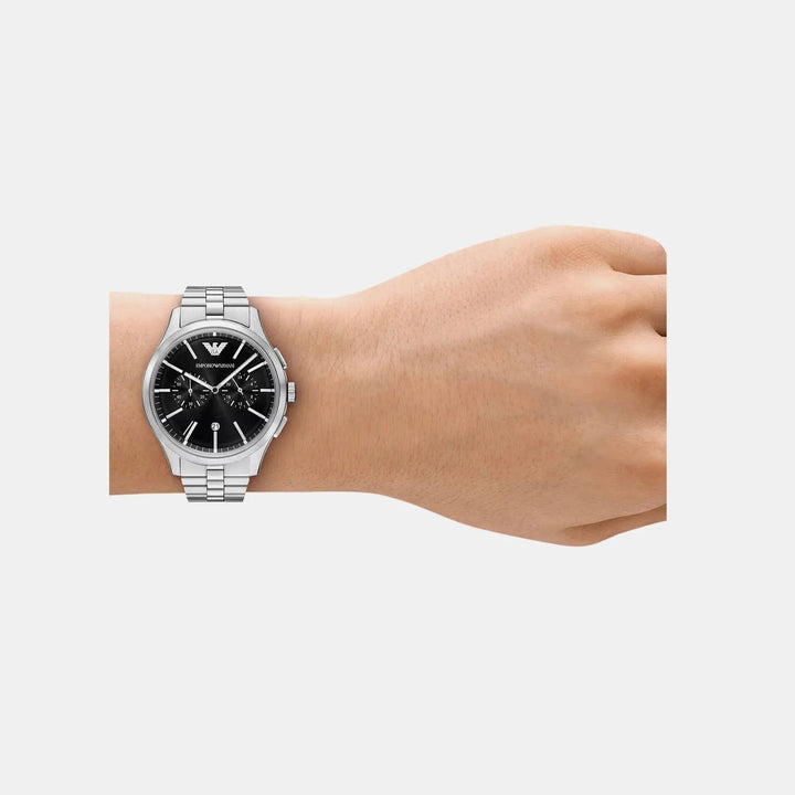 Emporio Armani Minimalist AR11691 Black Dial Mesh Men&