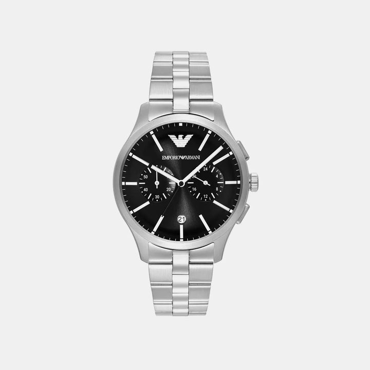 Emporio Armani Minimalist AR11691 Black Dial Mesh Men&