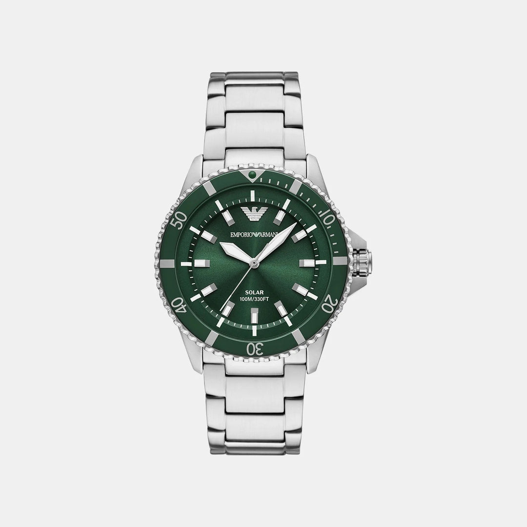 Emporio Armani World Explorer AR11698 Solar Green Dial Men&