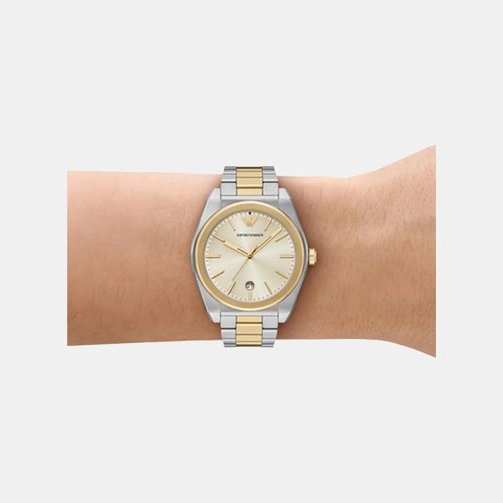 Emporio Armani Gianni AR11716 Blue Dial Rose Gold Women&