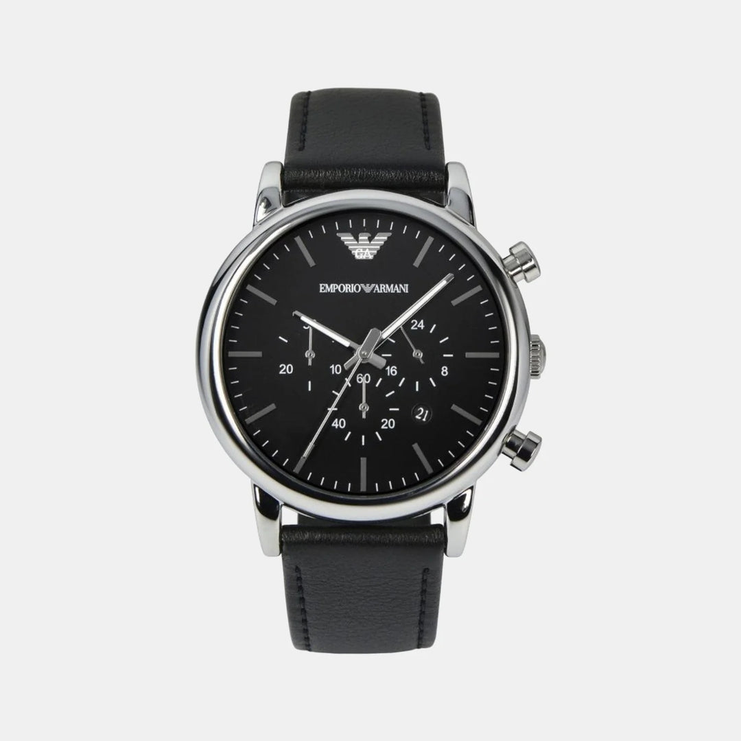 Emporio Armani Luigi AR1828 Chronograph Black Dial Men&