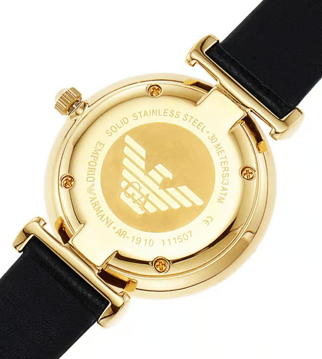 Emporio Armani Gianni AR1910 Pink Dial Rose Gold Mesh Women&