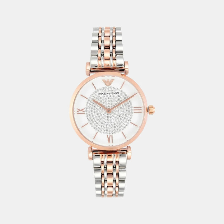 Emporio Armani Gianni T-Bar AR1926 Two-Tone Women&