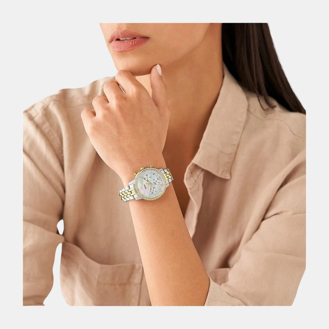 Fossil Neutra ES5216 Two-Tone Sunray Watch