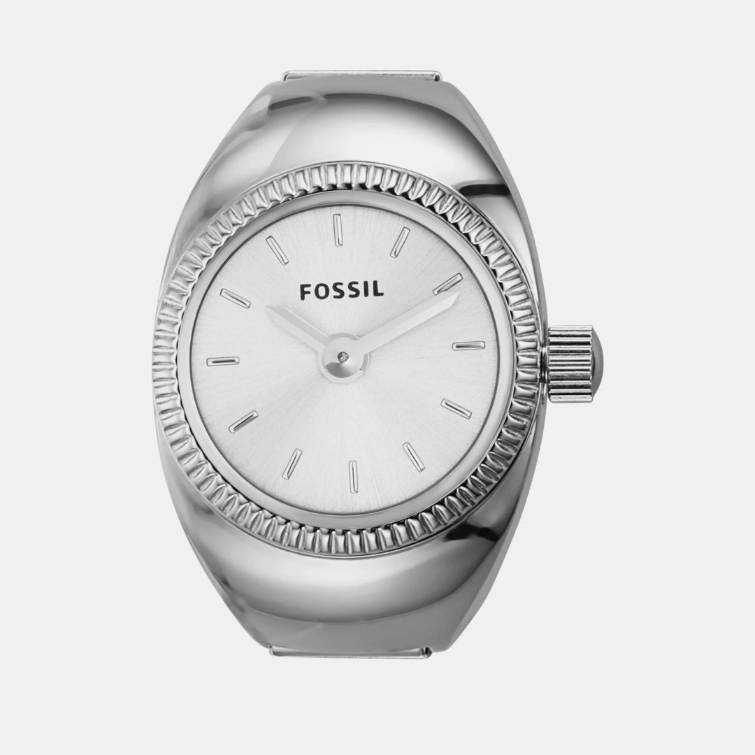 Fossil Watch Ring ES5245 Silver-Tone Sunray Watch