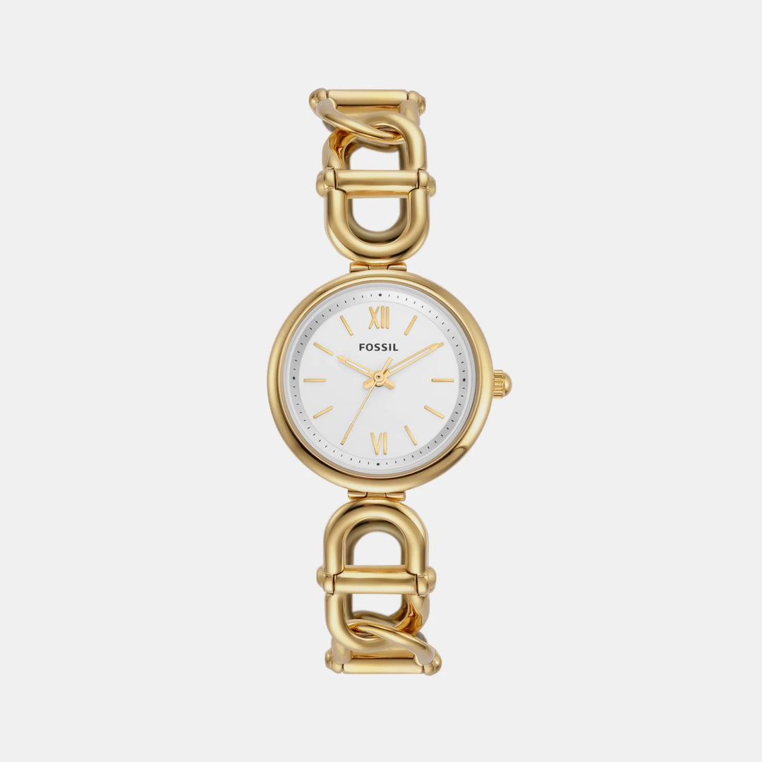 Fossil Fossil Carlie ES5272 Silver-Tone Watch