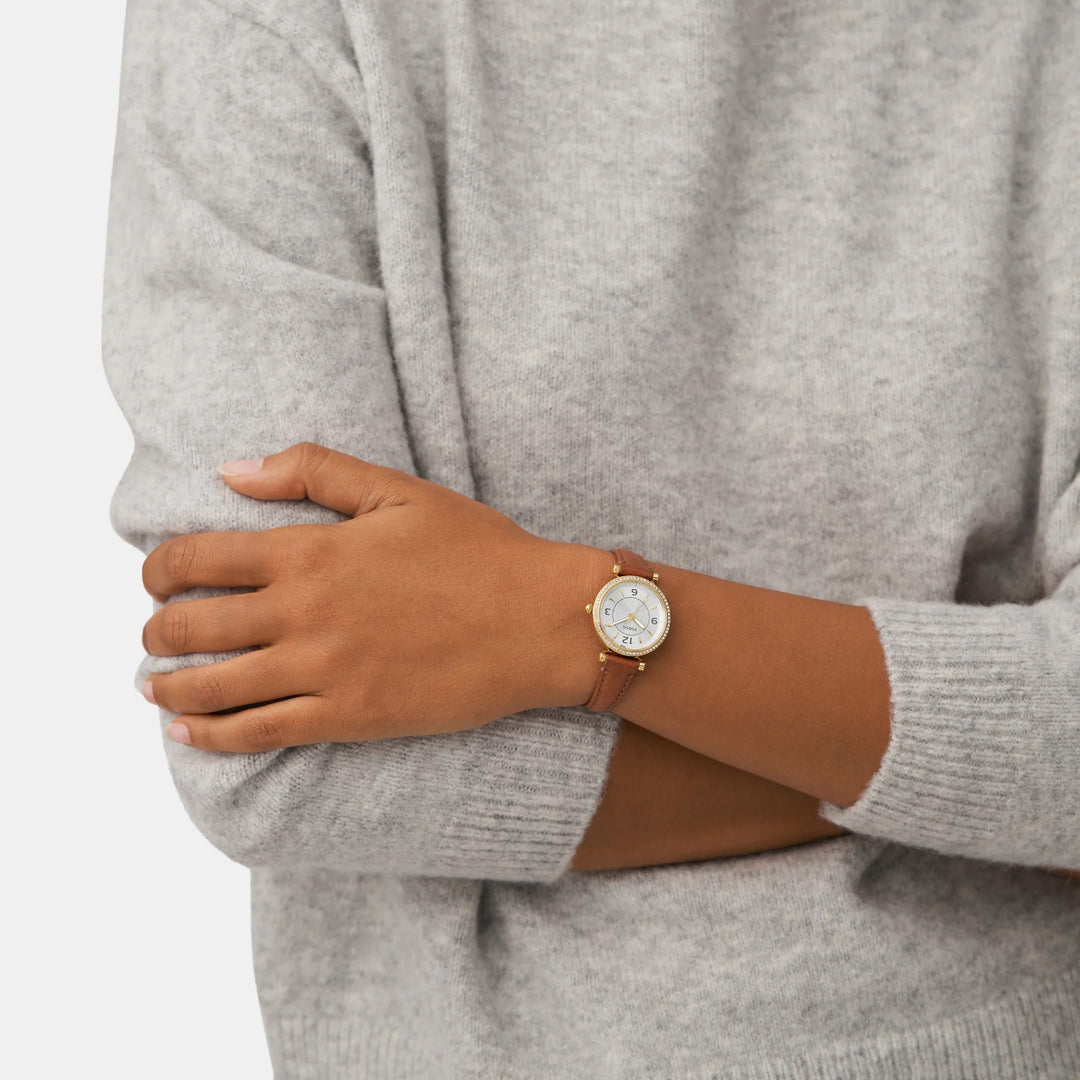 Fossil Carlie ES5297 Silver Dial Watch