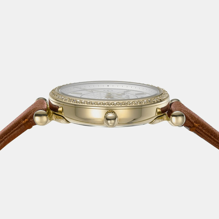 Fossil Carlie ES5297 Silver Dial Watch