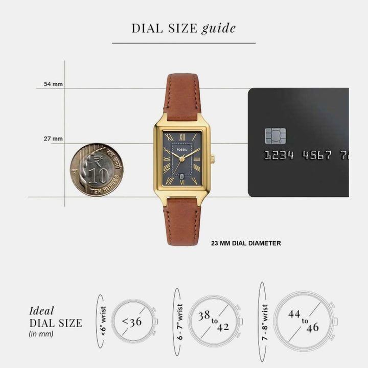 Fossil Raquel ES5303 Silver Dial Watch