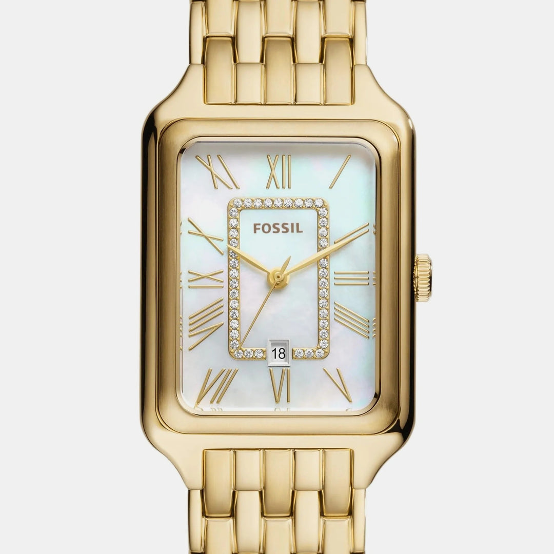 Fossil Raquel ES5304 Gold-Tone Dial Watch