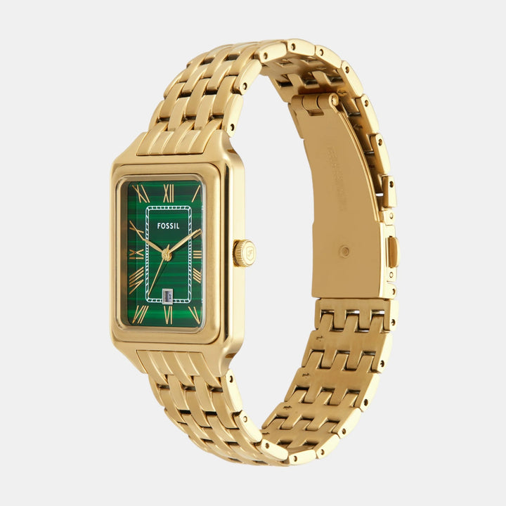 Fossil Raquel ES5341 Green Malachite Dial Watch