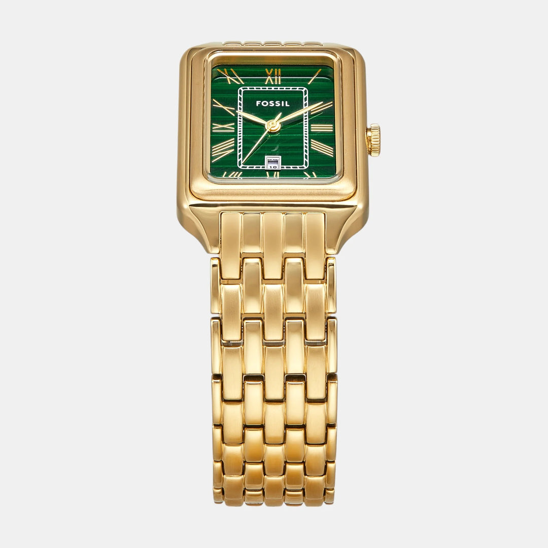 Fossil Raquel ES5341 Green Malachite Dial Watch