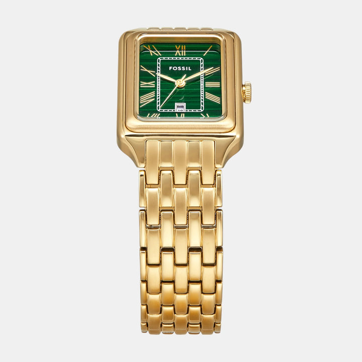 Fossil Raquel ES5341 Green Malachite Dial Watch