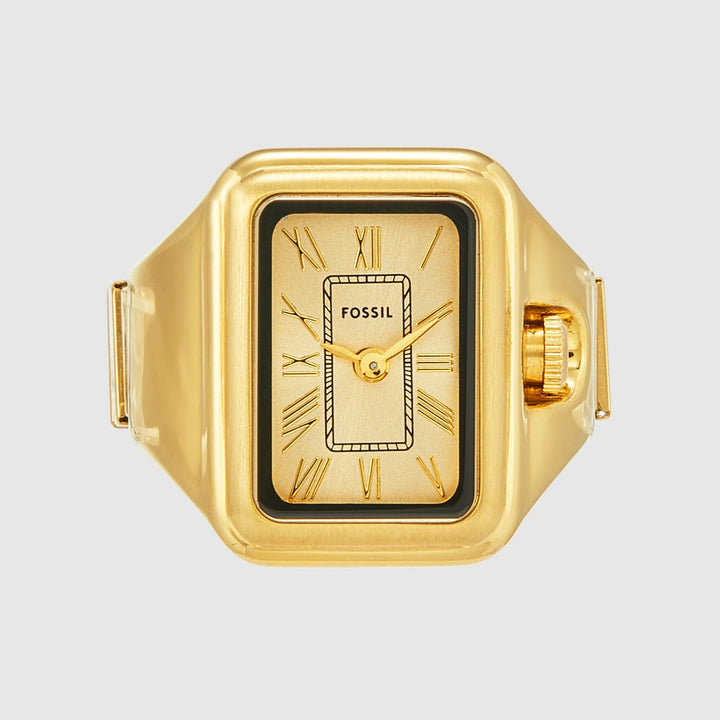 Fossil Raquel Watch Ring ES5343 Gold Sunray Watch