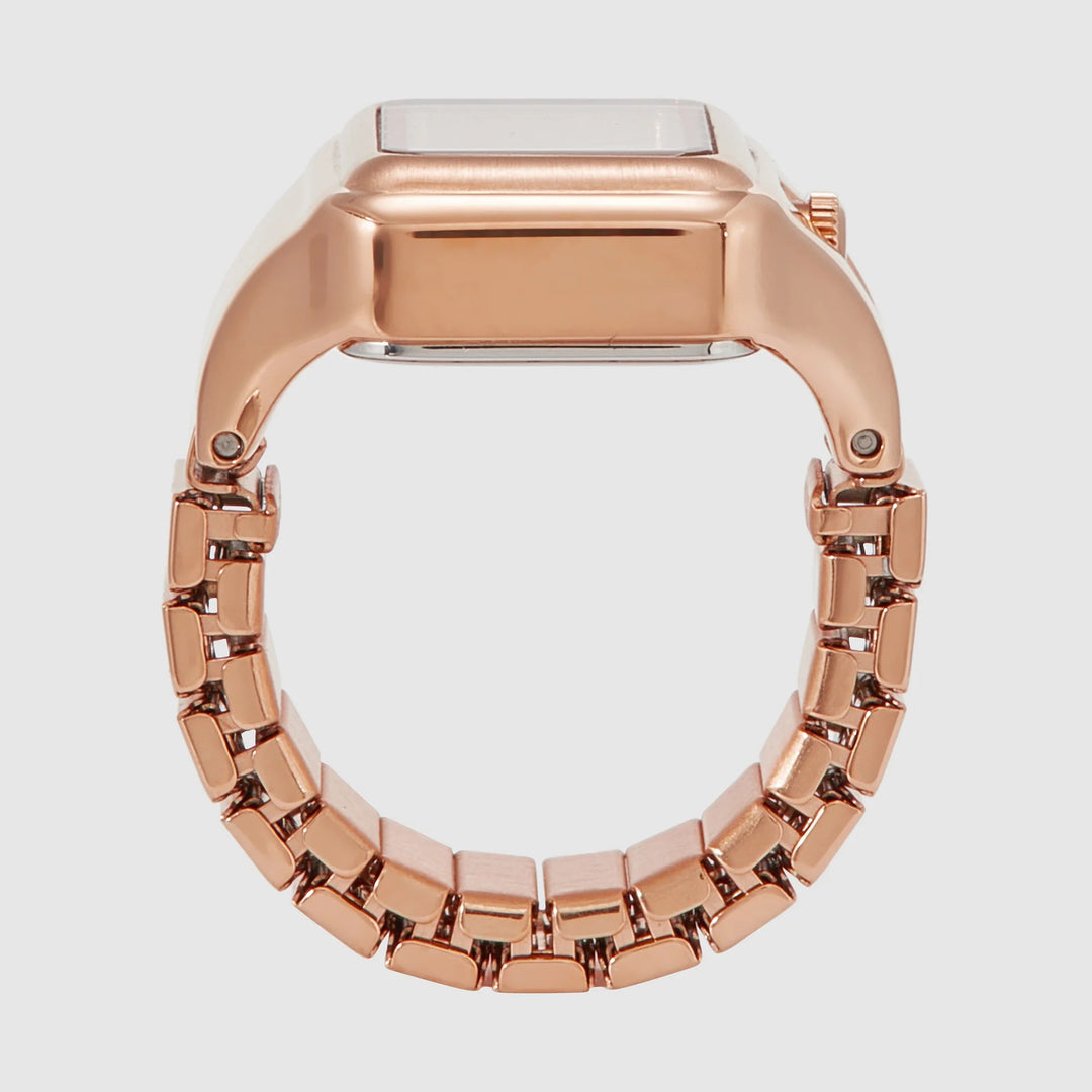 Fossil Raquel Watch Ring ES5345 Rose Gold Sunray Watch