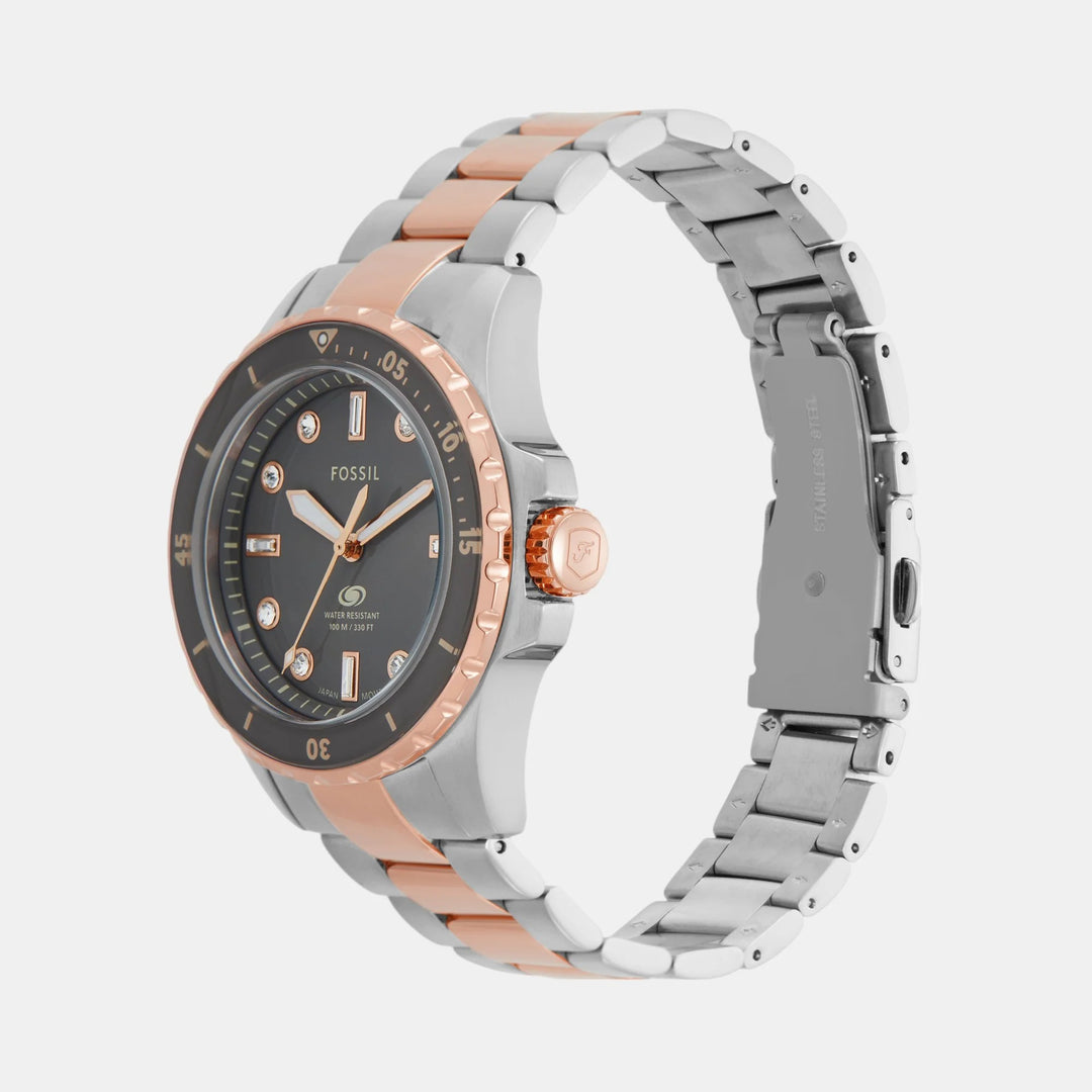 Fossil Fossil Blue ES5348 Gold Dial Watch