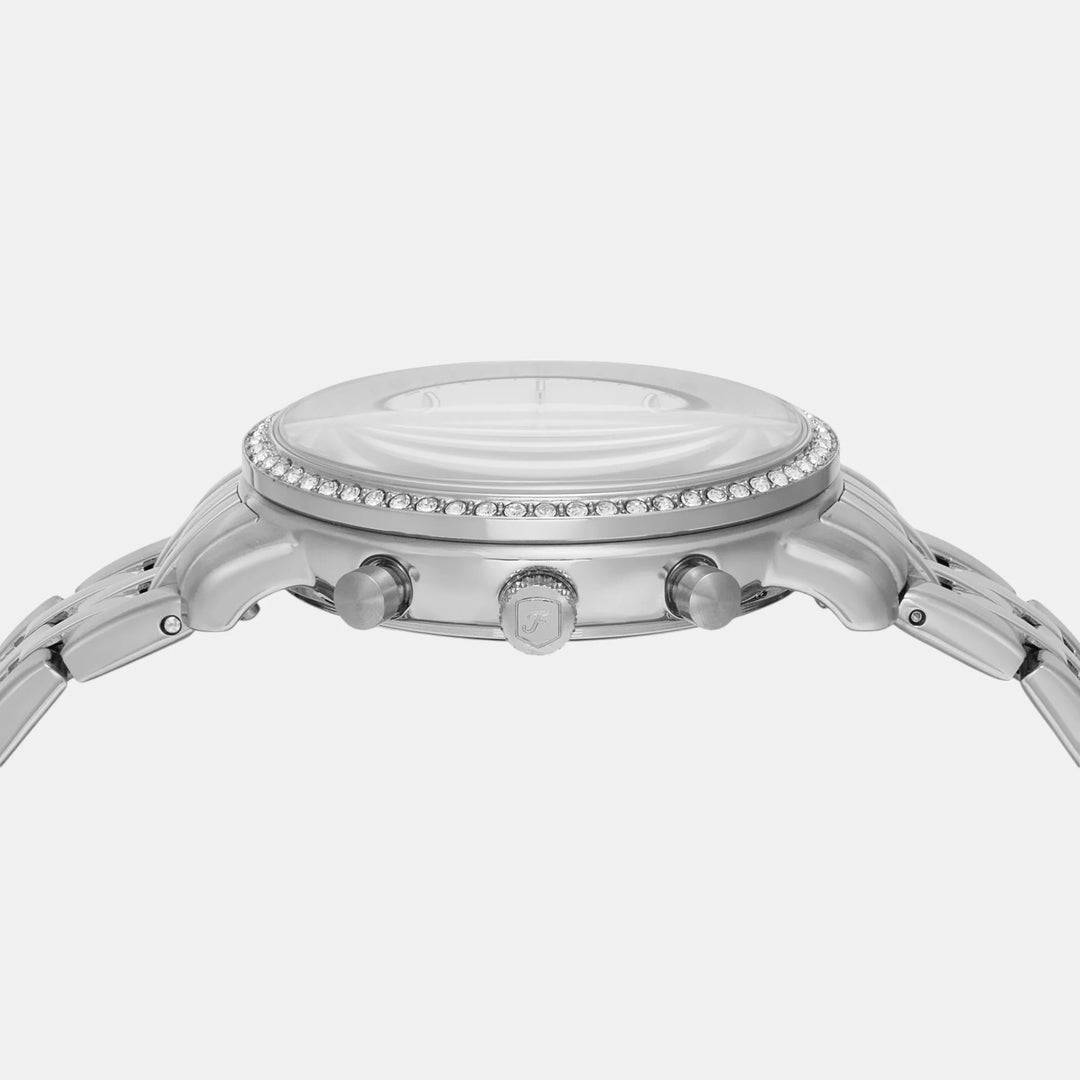 Fossil Neutra ES5357 Silver-Tone Glitz Watch