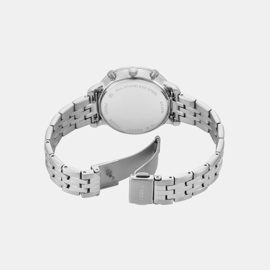Fossil Neutra ES5357 Silver-Tone Glitz Watch