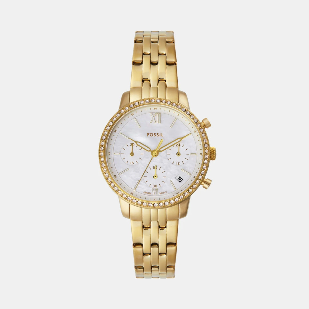 Fossil Neutra ES5358 Gold-Tone Glitz Watch