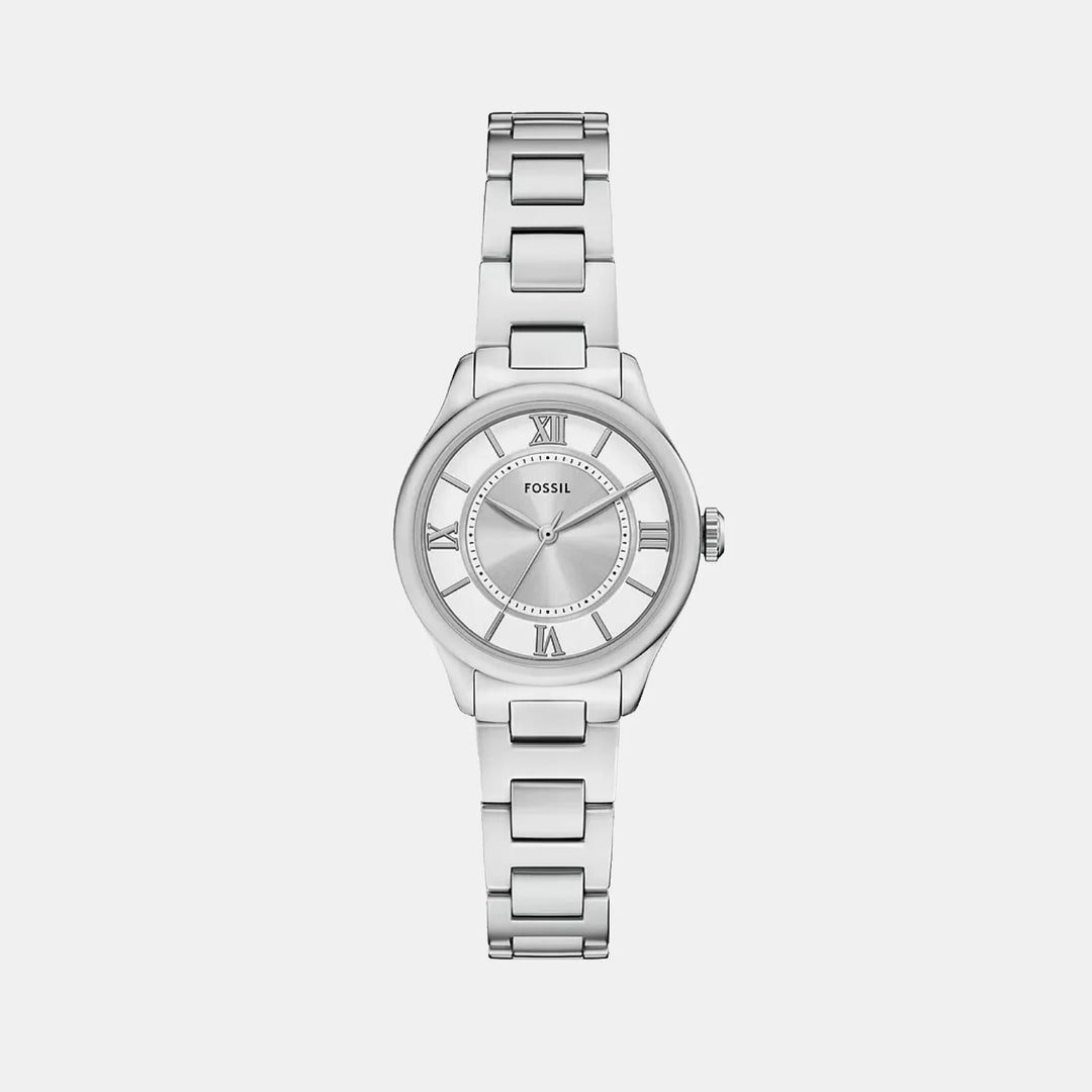 Fossil Gilmore ES5419 Silver Dial Silver-Tone Mesh Bracelet Women&