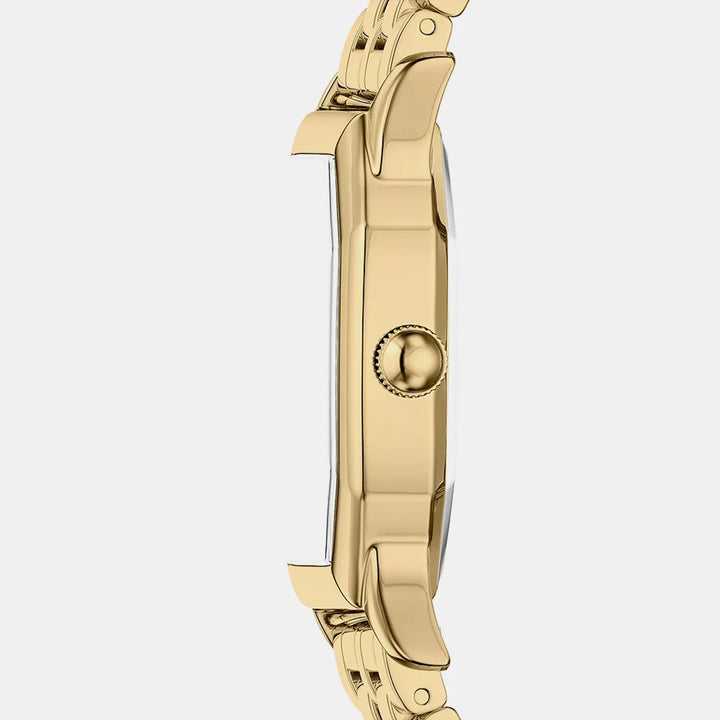 Fossil Harlow ES5451 Octagon Green Dial Rose Gold-Tone Stainless Steel Women&