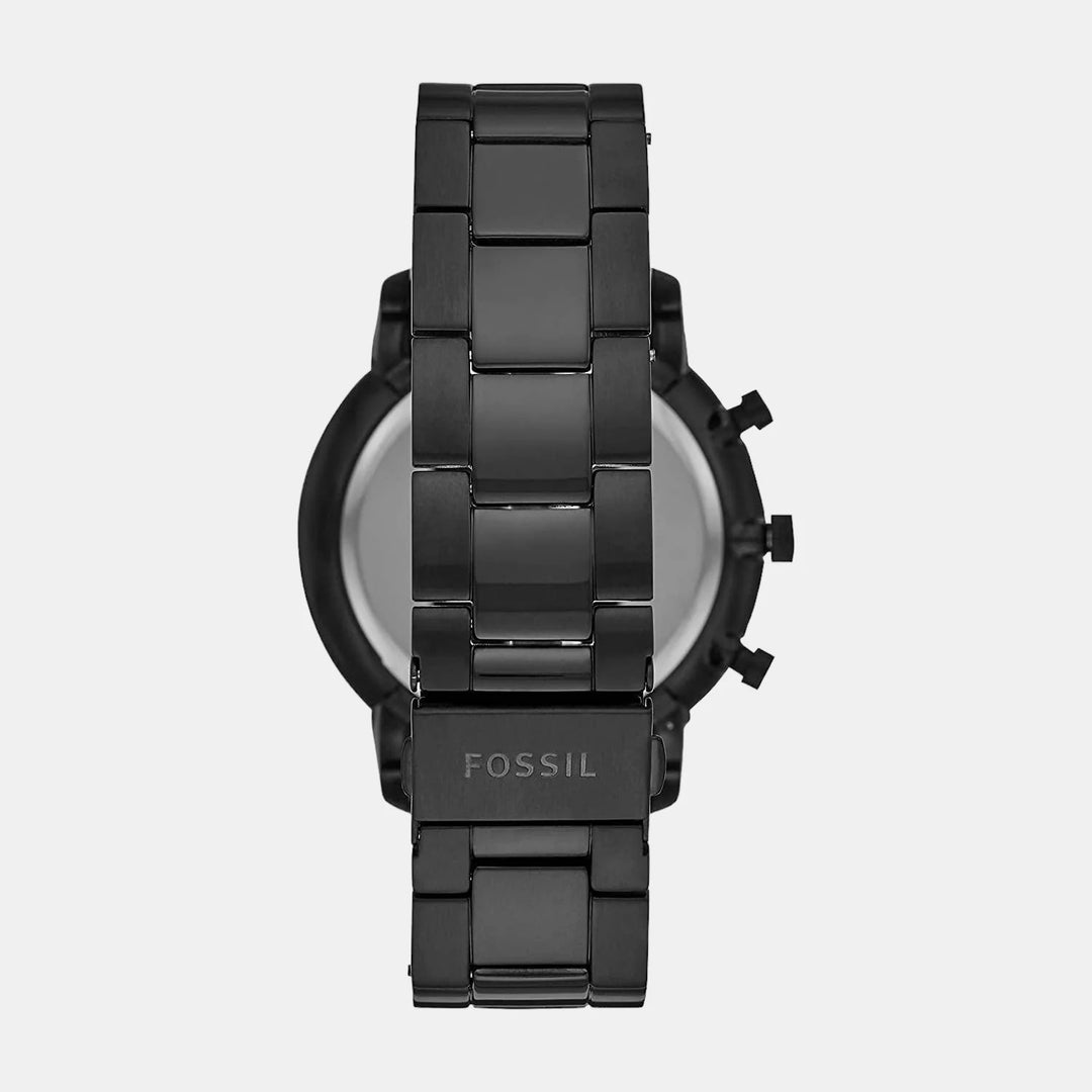 Fossil Neutra FS5525 Chronograph Black Dial Black Leather Strap Men&